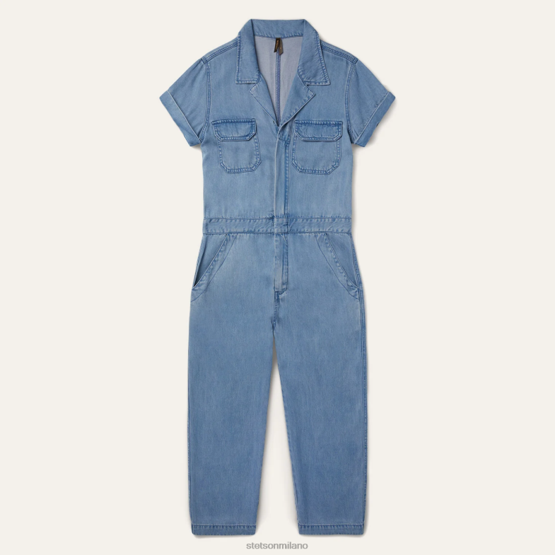 Stetson tuta con colletto a tacca 6BP6J459 abbigliamento blu donne