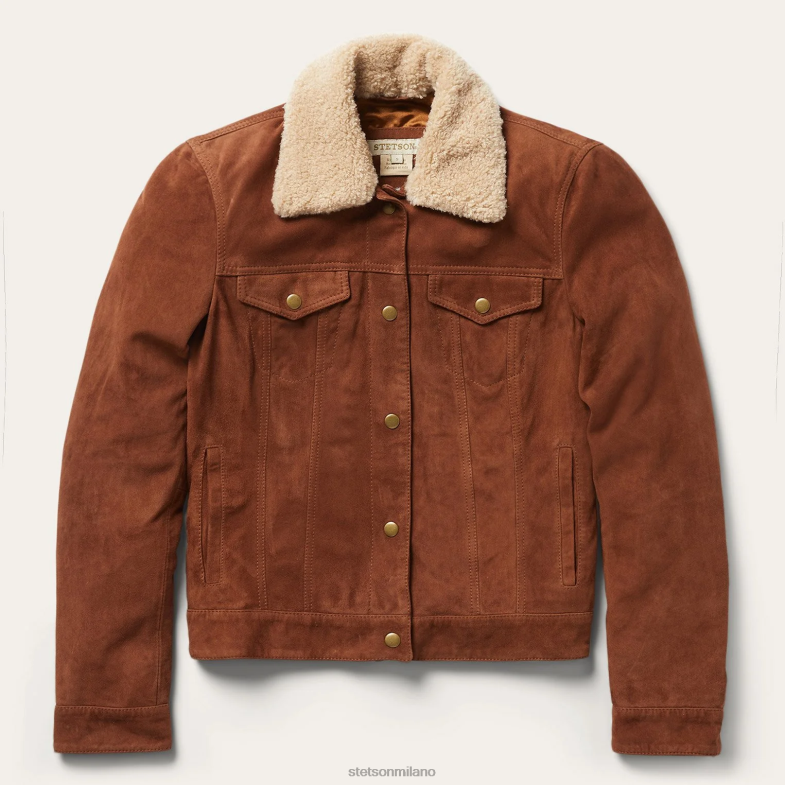 Stetson bomber classico 6BP6J542 abbigliamento marrone donne