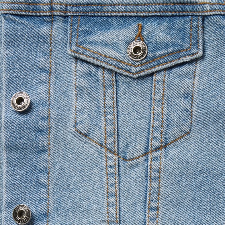 Stetson giacca di jeans elasticizzato 6BP6J538 abbigliamento blu donne