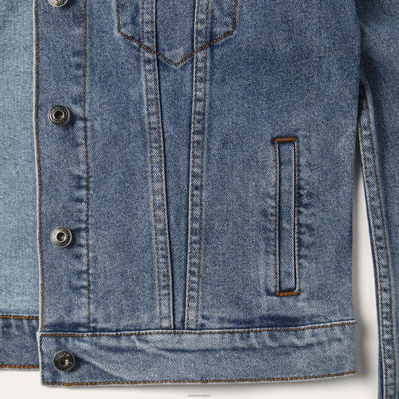 Stetson giacca di jeans elasticizzato 6BP6J538 abbigliamento blu donne