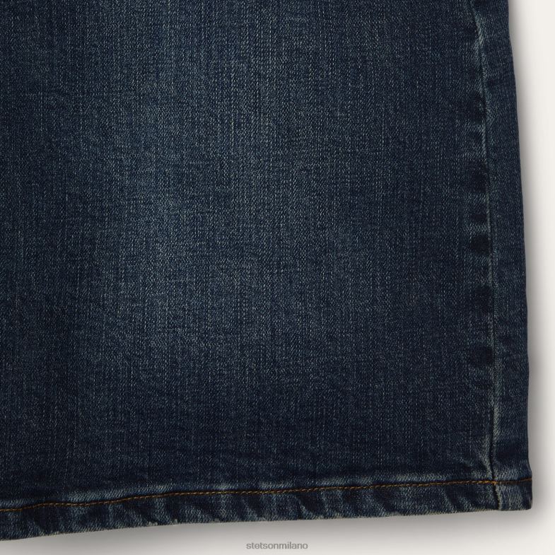 Stetson Gonna 5 tasche in denim stretch 6BP6J506 abbigliamento blu donne