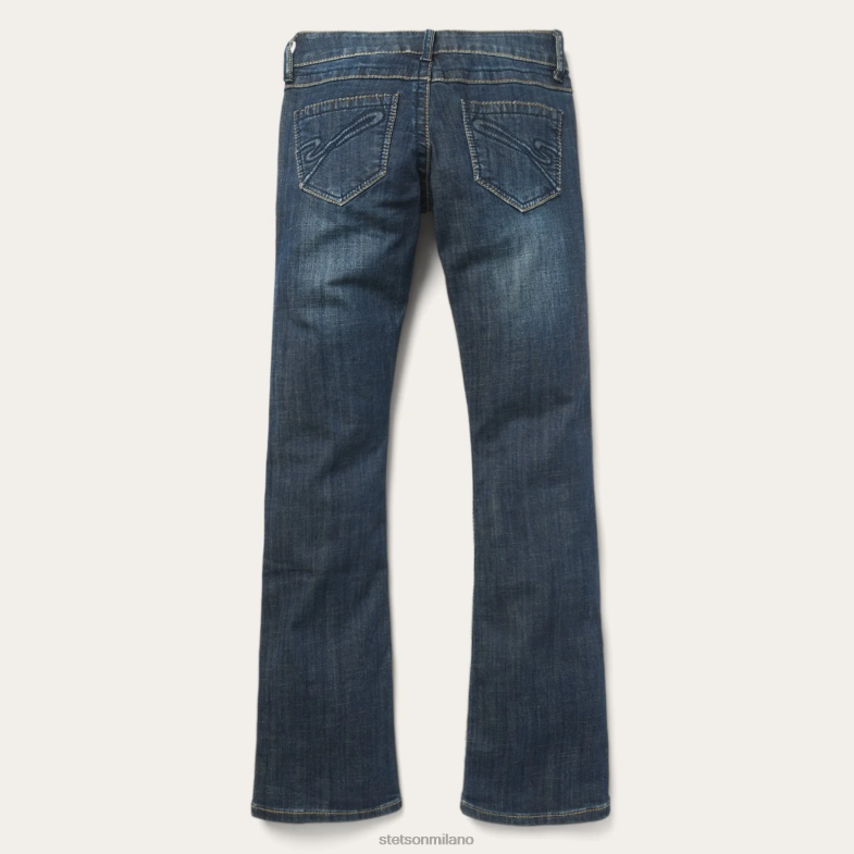 Stetson Jeans 818 bootcut con tasca posteriore a 