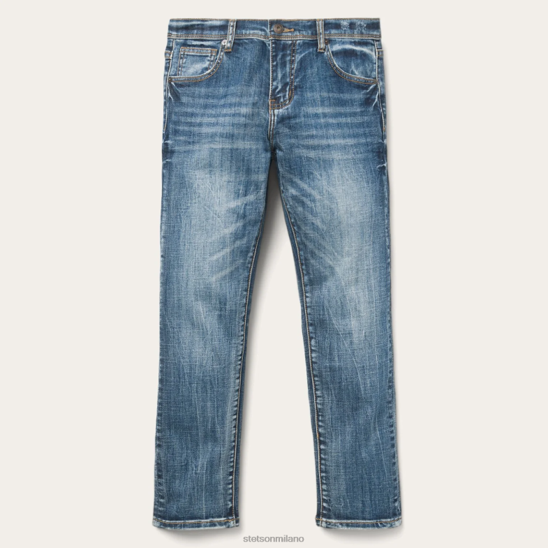 Stetson Jeans stile fidanzato alla caviglia 6BP6J515 abbigliamento blu donne
