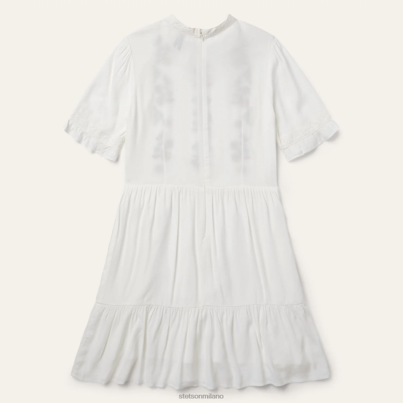 Stetson abito a trama piatta 6BP6J493 abbigliamento bianco donne