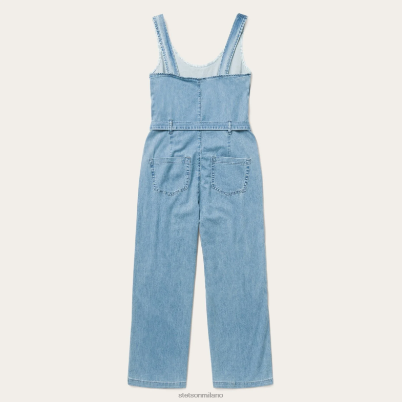 Stetson maglione in denim leggero 6BP6J505 abbigliamento blu donne
