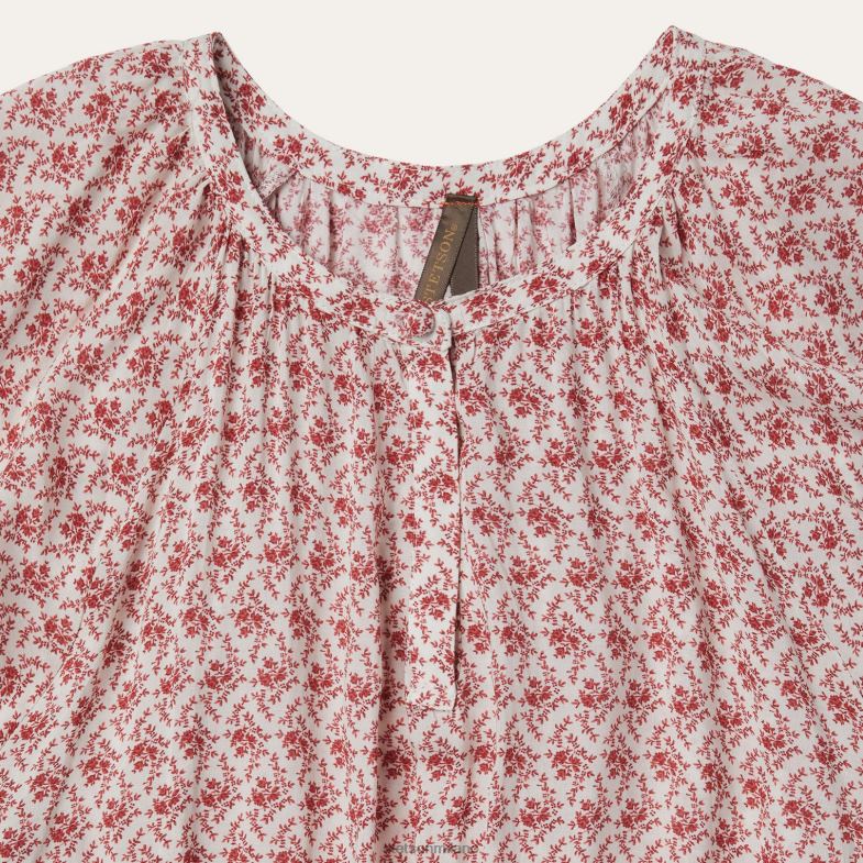 Stetson vestito floreale del cottage 6BP6J495 abbigliamento rosso donne