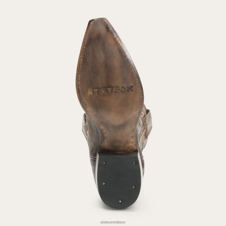 Stetson Stivale ricamato a metà polpaccio iris 6BP6J264 calzature marrone donne