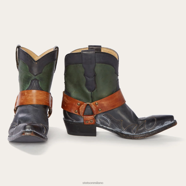Stetson Stivaletto con imbracatura in giada 6BP6J261 calzature verde donne