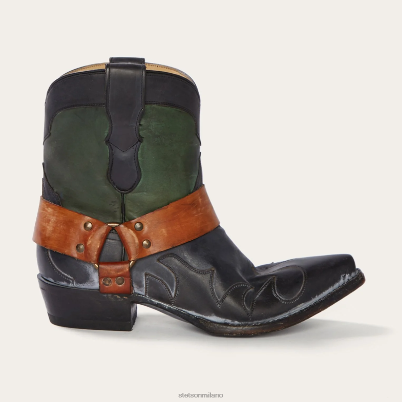 Stetson Stivaletto con imbracatura in giada 6BP6J261 calzature verde donne