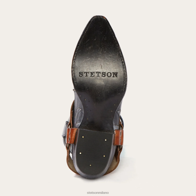 Stetson Stivaletto con imbracatura in giada 6BP6J261 calzature verde donne