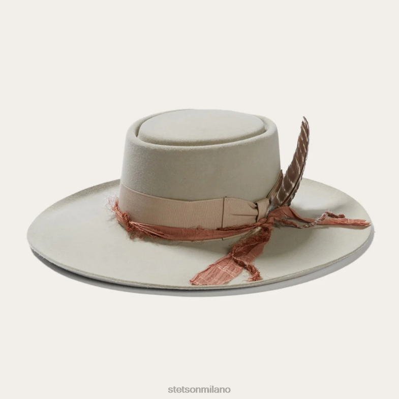 Stetson cappello di feltro rigido Kings Row 6BP6J184 copricapo grigio argento unisex