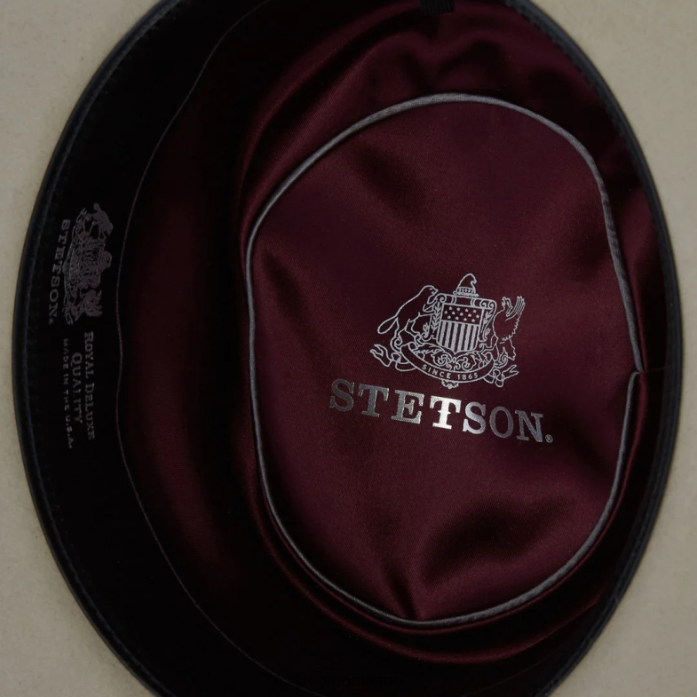 Stetson cappello di feltro rigido Kings Row 6BP6J184 copricapo grigio argento unisex