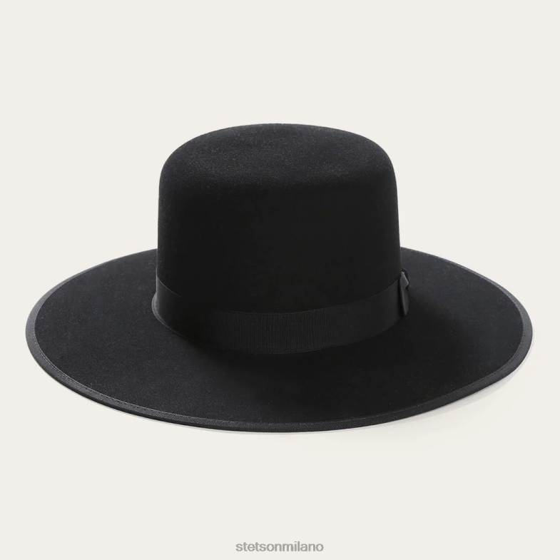 Stetson cappello in feltro di lana amish 4x 6BP6J80 copricapo nero unisex