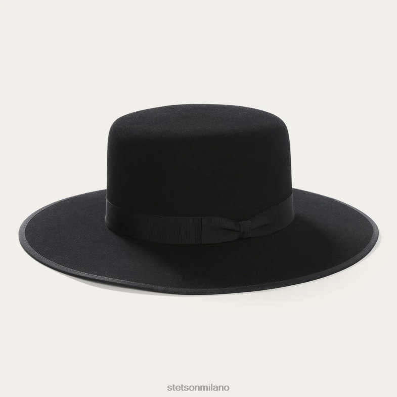 Stetson cappello in feltro di lana amish 4x 6BP6J80 copricapo nero unisex