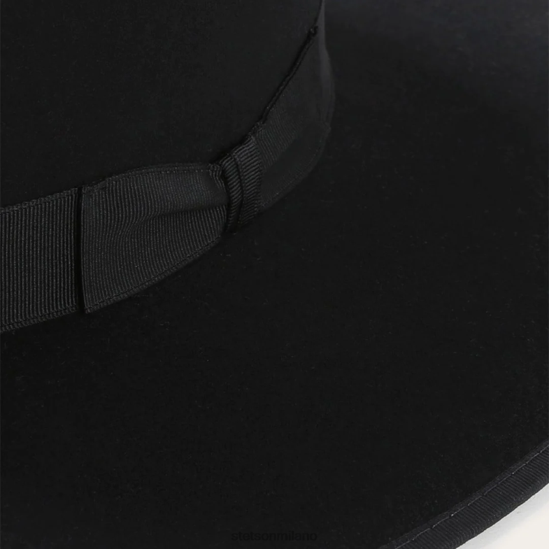 Stetson cappello in feltro di lana amish 4x 6BP6J80 copricapo nero unisex