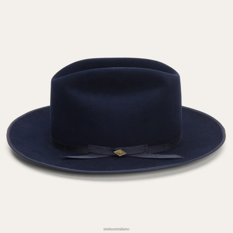 Stetson pura strada aperta 6BP6J104 copricapo vero blu unisex