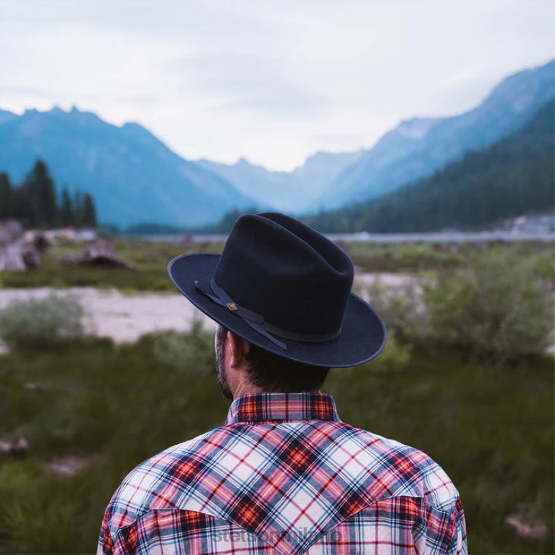Stetson pura strada aperta 6BP6J130 copricapo alabastro unisex