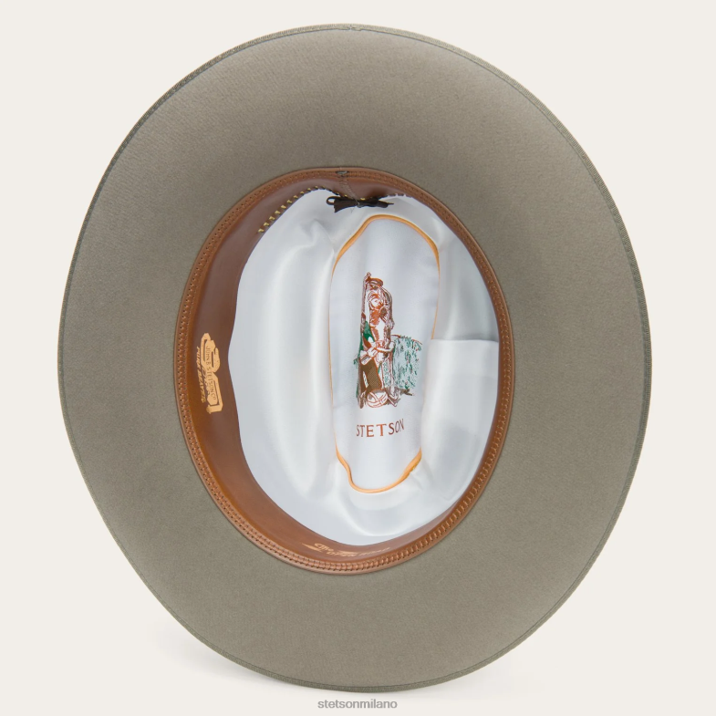 Stetson pura strada aperta 6BP6J42 copricapo grigio fantasma unisex