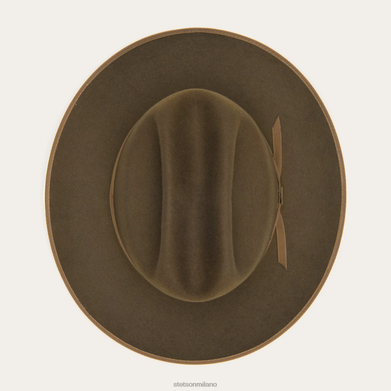 Stetson pura strada aperta 6BP6J43 copricapo tabacco unisex