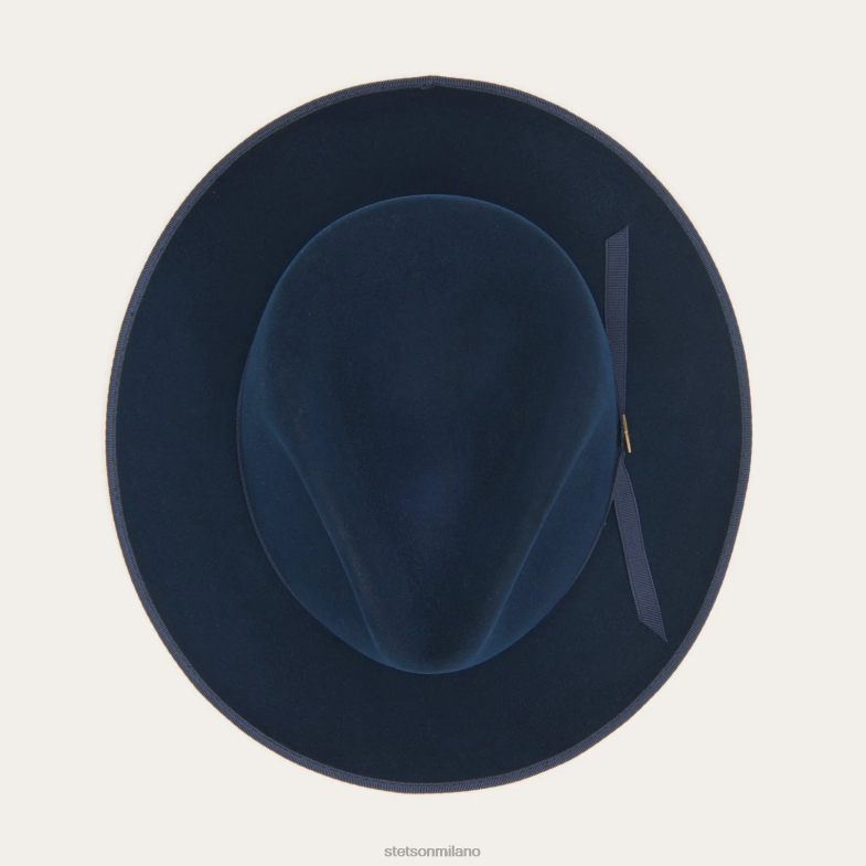 Stetson stratoliner puro 6BP6J123 copricapo vero blu unisex