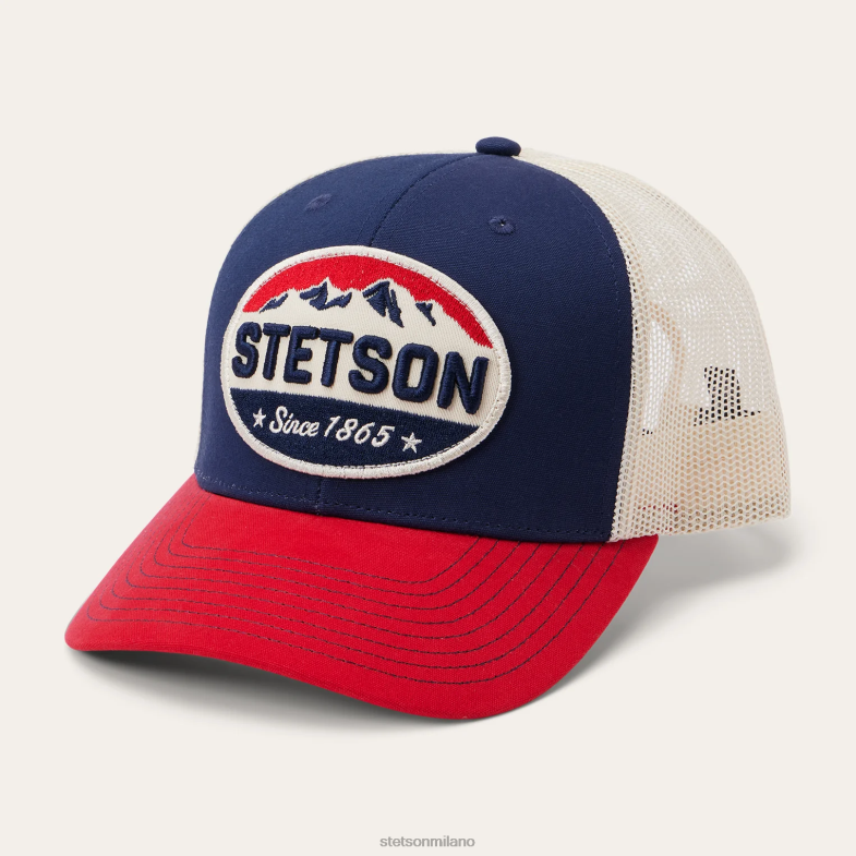 Stetson berretto da camionista americano 6BP6J200 copricapo Marina Militare unisex