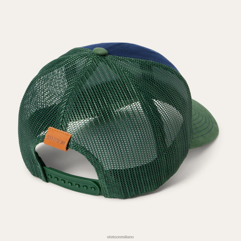Stetson berretto da camionista con toppa di cavallo 6BP6J208 copricapo Marina Militare unisex