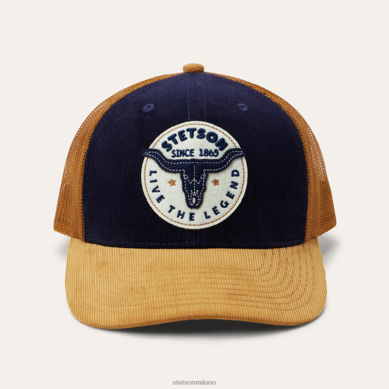 Stetson berretto da camionista longhorn 6BP6J206 copricapo Marina Militare unisex