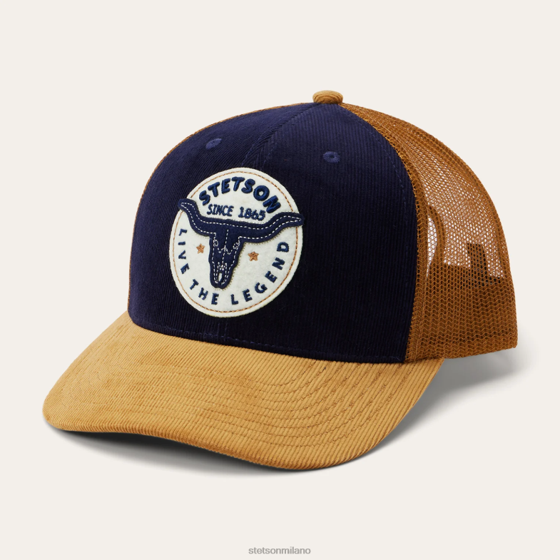 Stetson berretto da camionista longhorn 6BP6J206 copricapo Marina Militare unisex