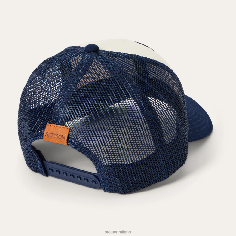 Stetson berretto da camionista tramonto 6BP6J201 copricapo crema unisex