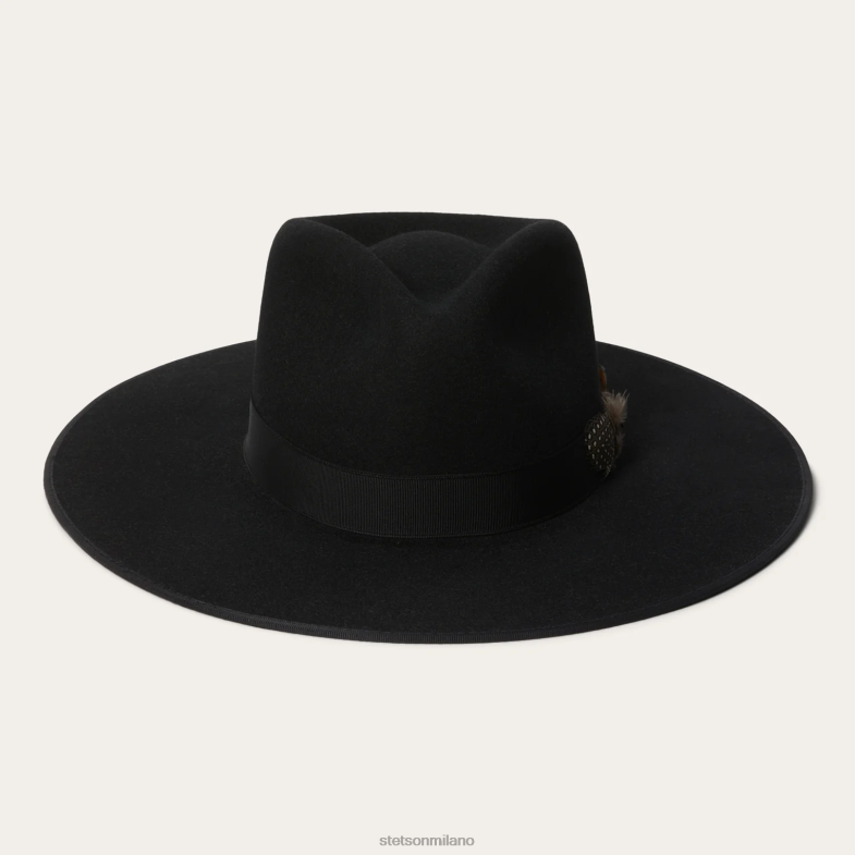 Stetson cappello a tesa larga piatta di Midtown 6BP6J116 copricapo nero unisex