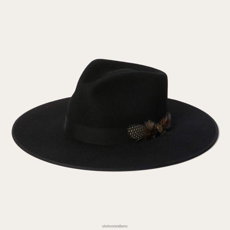Stetson cappello a tesa larga piatta di Midtown 6BP6J116 copricapo nero unisex