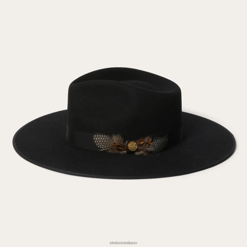 Stetson cappello a tesa larga piatta di Midtown 6BP6J116 copricapo nero unisex