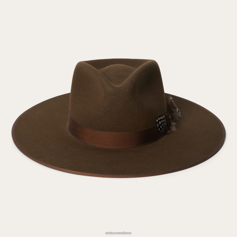 Stetson cappello a tesa larga piatta di Midtown 6BP6J189 copricapo quercia unisex