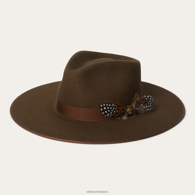 Stetson cappello a tesa larga piatta di Midtown 6BP6J189 copricapo quercia unisex