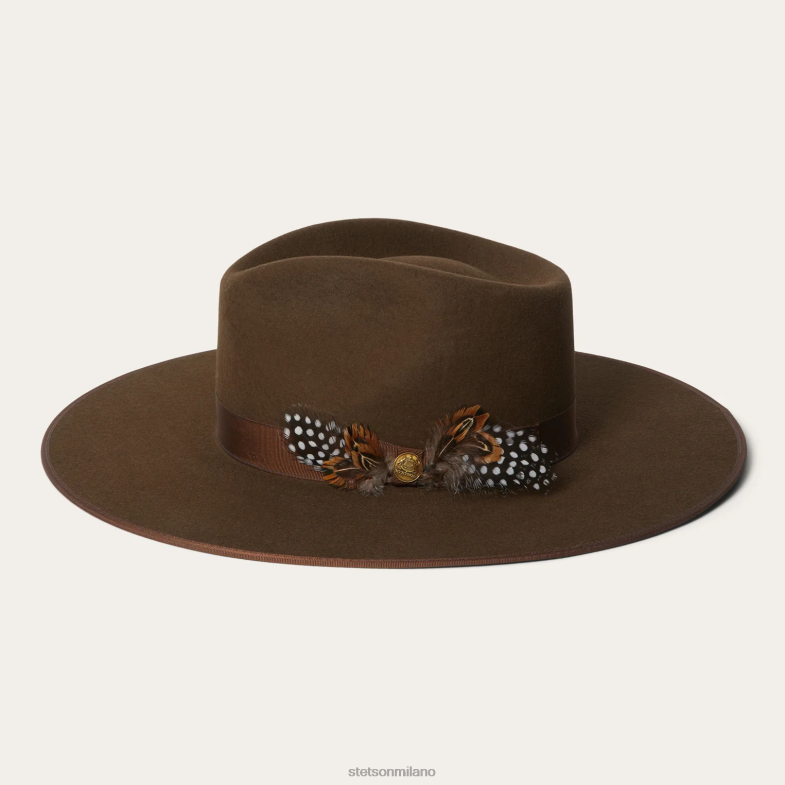 Stetson cappello a tesa larga piatta di Midtown 6BP6J189 copricapo quercia unisex