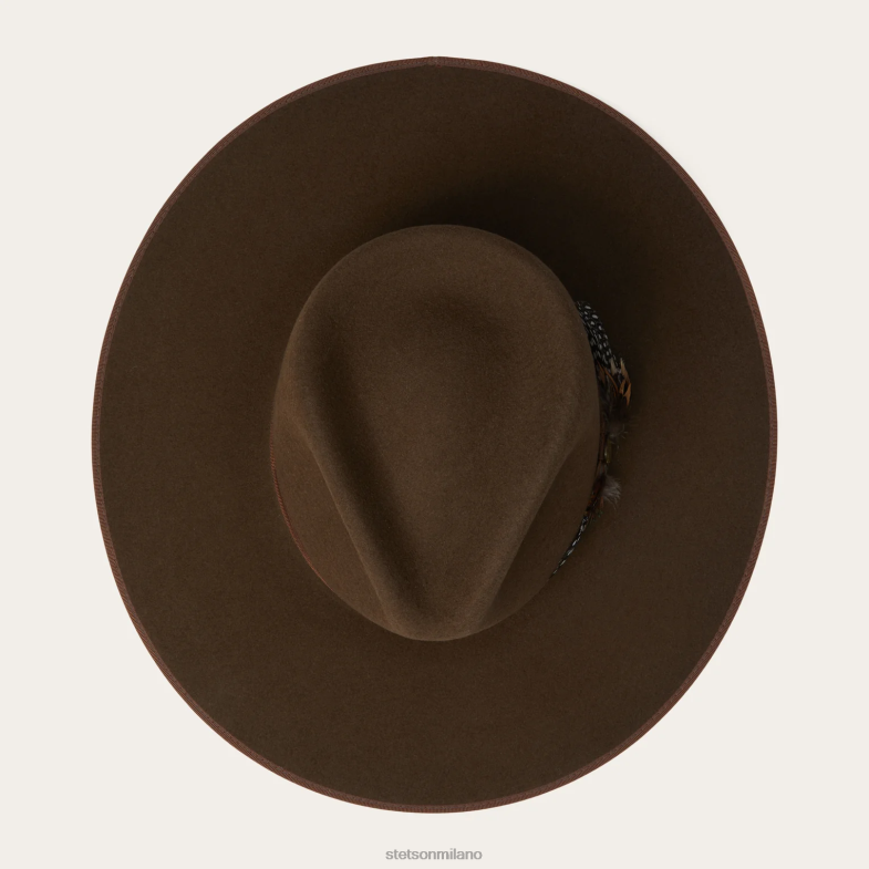 Stetson cappello a tesa larga piatta di Midtown 6BP6J189 copricapo quercia unisex