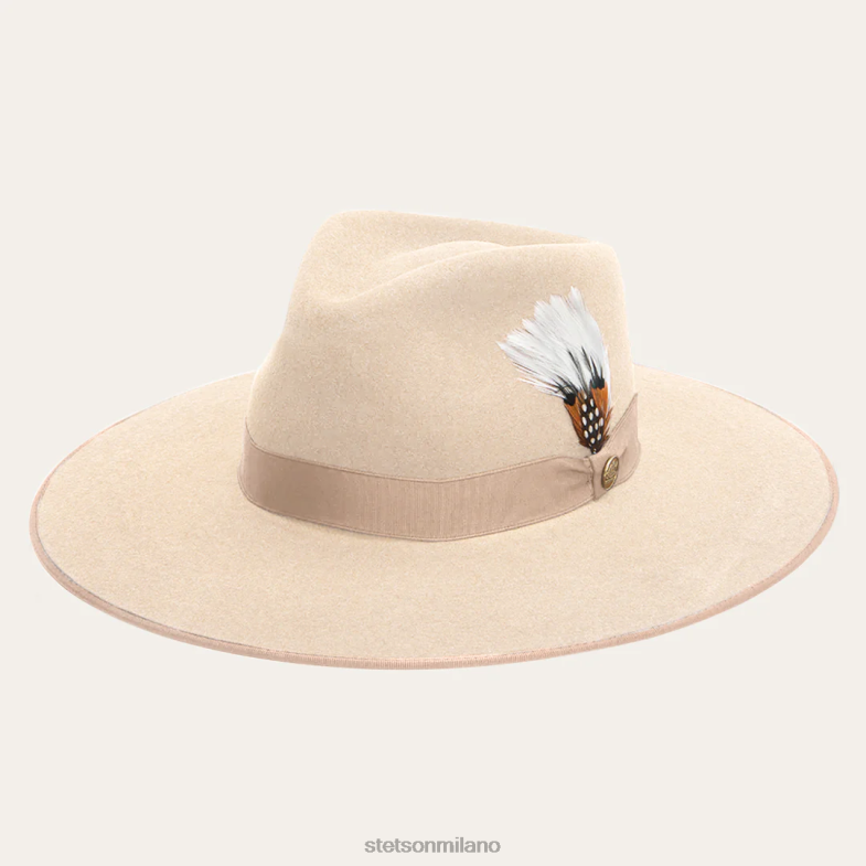 Stetson cappello a tesa larga piatta di Midtown 6BP6J82 copricapo osso unisex