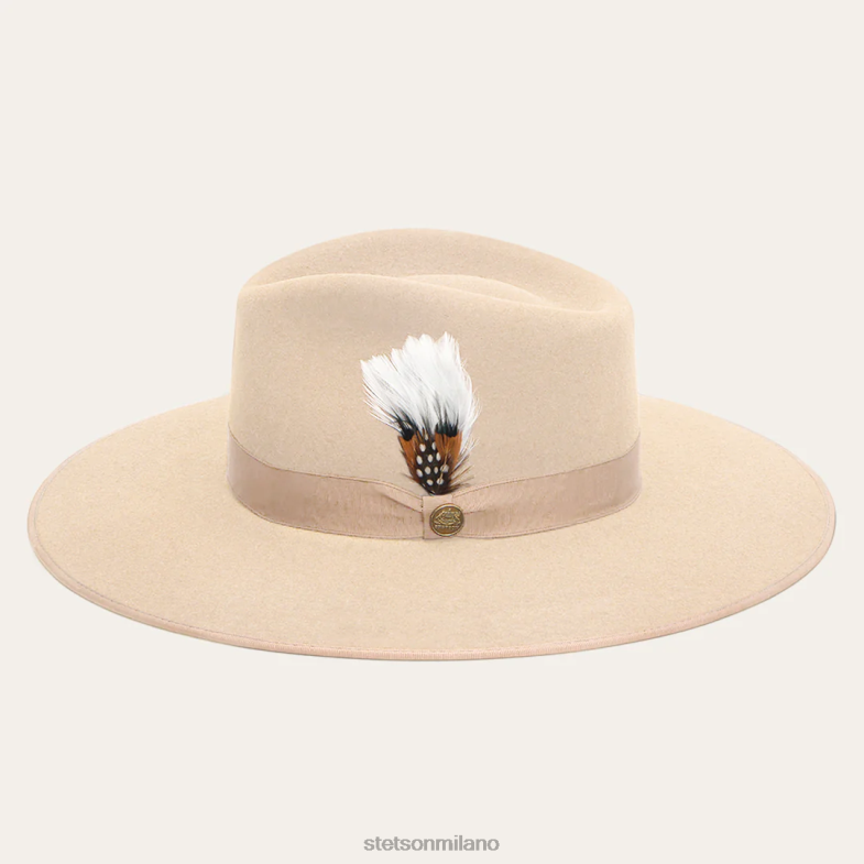 Stetson cappello a tesa larga piatta di Midtown 6BP6J82 copricapo osso unisex