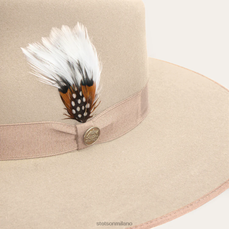 Stetson cappello a tesa larga piatta di Midtown 6BP6J82 copricapo osso unisex