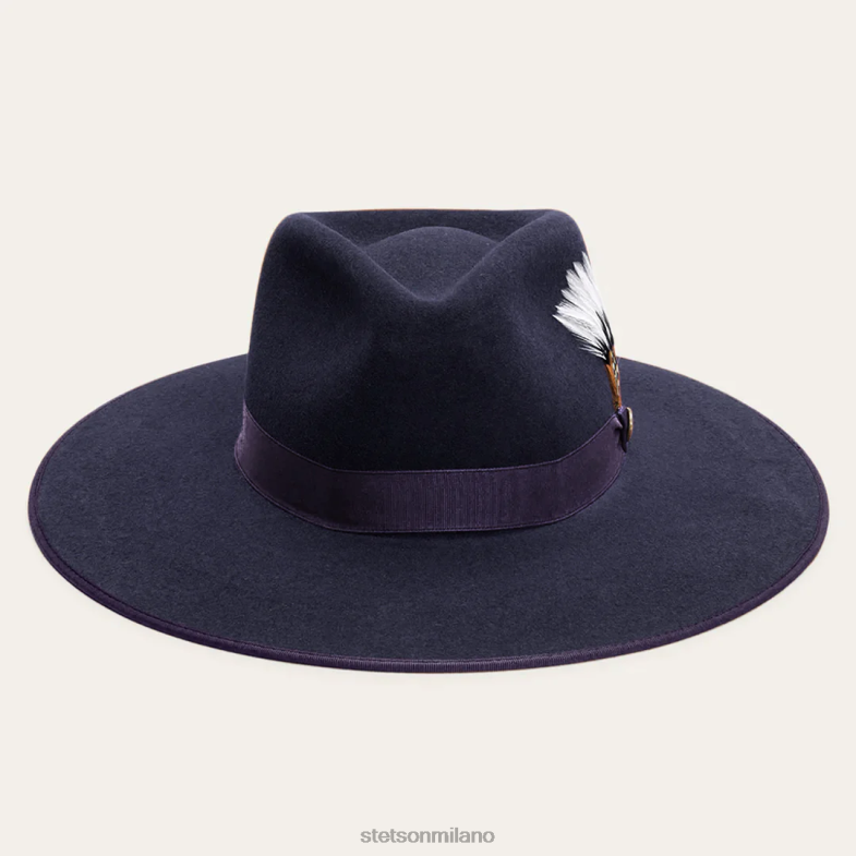 Stetson cappello a tesa larga piatta di Midtown 6BP6J83 copricapo Marina Militare unisex