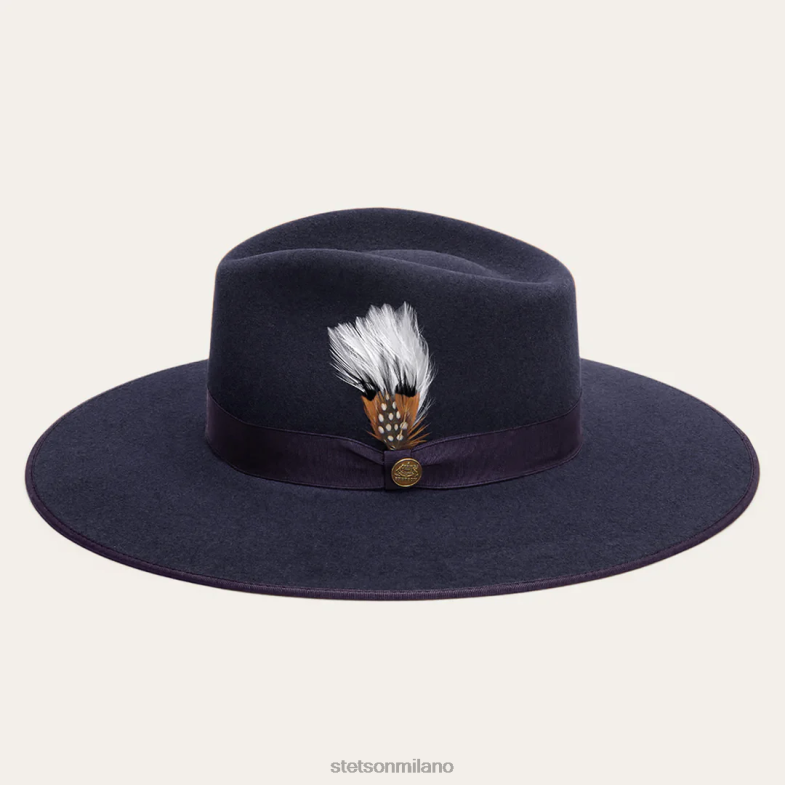 Stetson cappello a tesa larga piatta di Midtown 6BP6J83 copricapo Marina Militare unisex