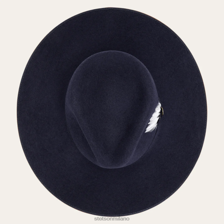 Stetson cappello a tesa larga piatta di Midtown 6BP6J83 copricapo Marina Militare unisex