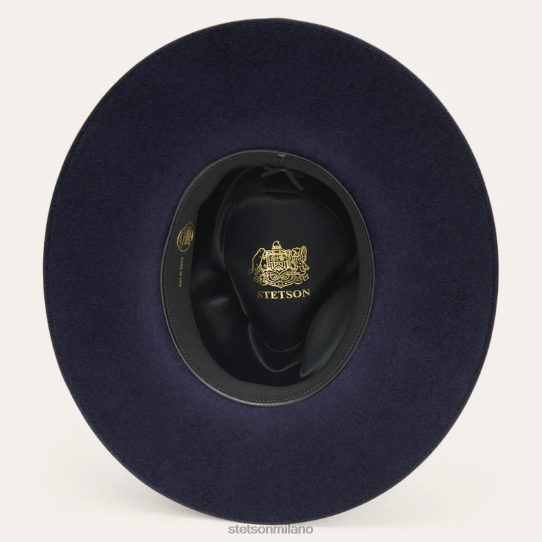 Stetson cappello a tesa larga piatta di Midtown 6BP6J83 copricapo Marina Militare unisex