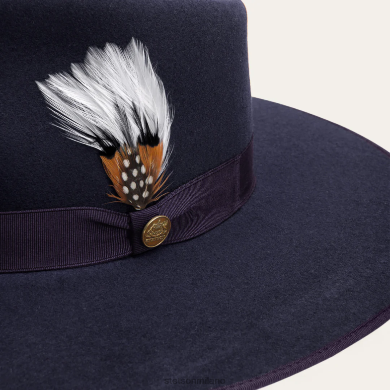 Stetson cappello a tesa larga piatta di Midtown 6BP6J83 copricapo Marina Militare unisex