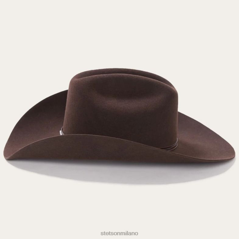 Stetson 72 llano 4x cappello da cowboy 6BP6J76 copricapo cioccolato unisex