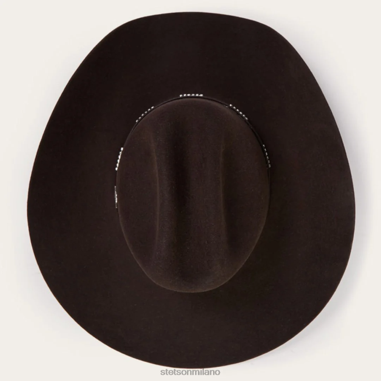 Stetson 72 llano 4x cappello da cowboy 6BP6J76 copricapo cioccolato unisex