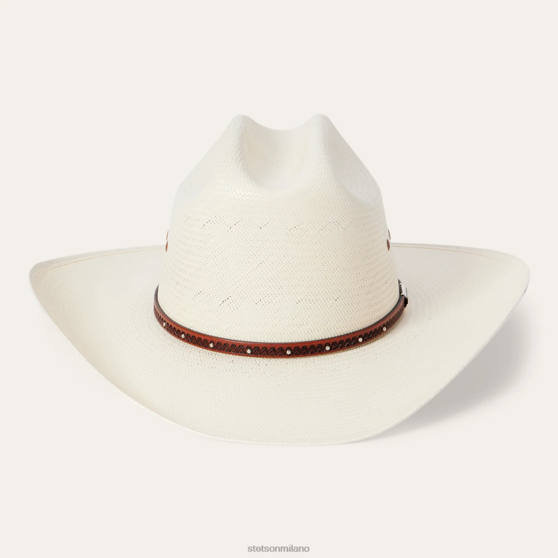 Stetson Cappello da cowboy in paglia Haywood 10x 6BP6J167 copricapo naturale unisex