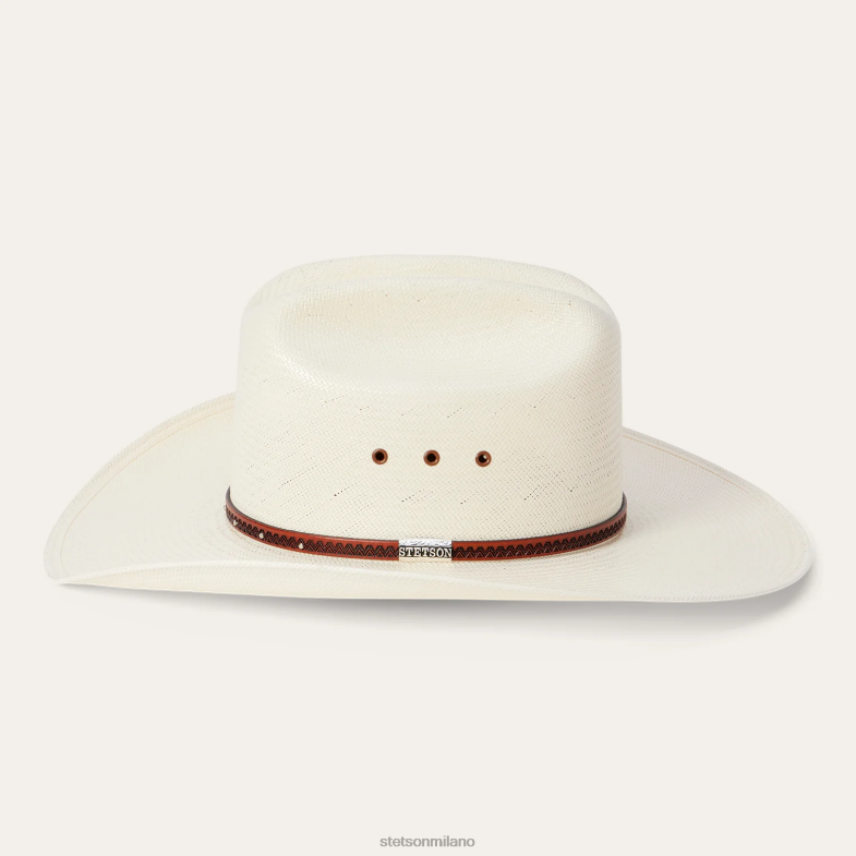 Stetson Cappello da cowboy in paglia Haywood 10x 6BP6J167 copricapo naturale unisex