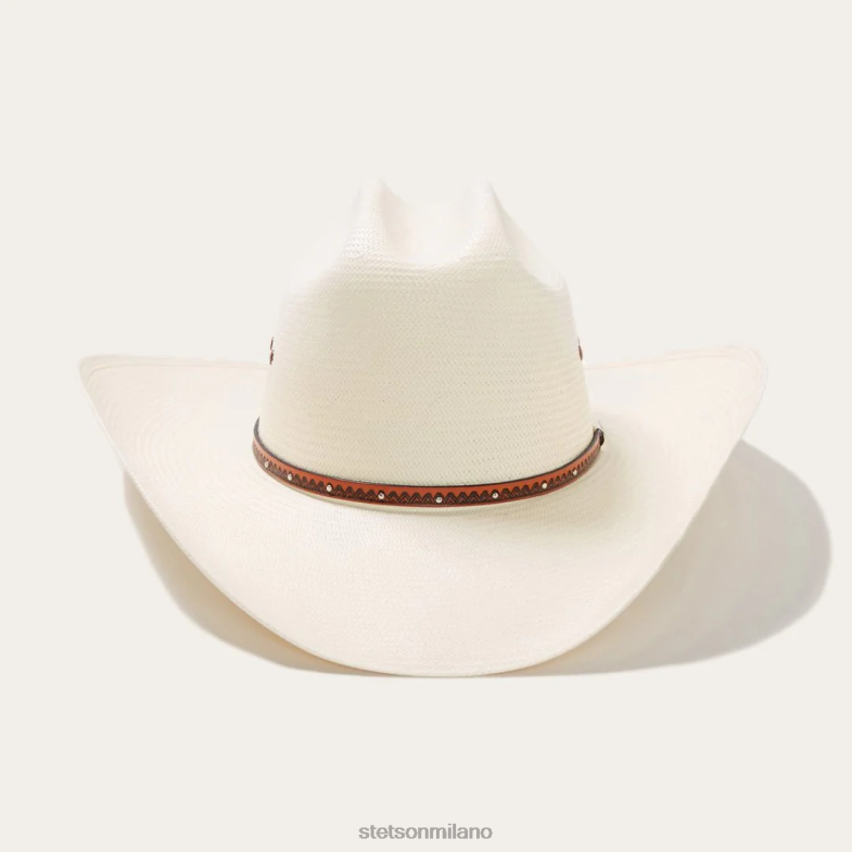 Stetson Cappello da cowboy in paglia Haywood 10x 6BP6J178 copricapo naturale unisex