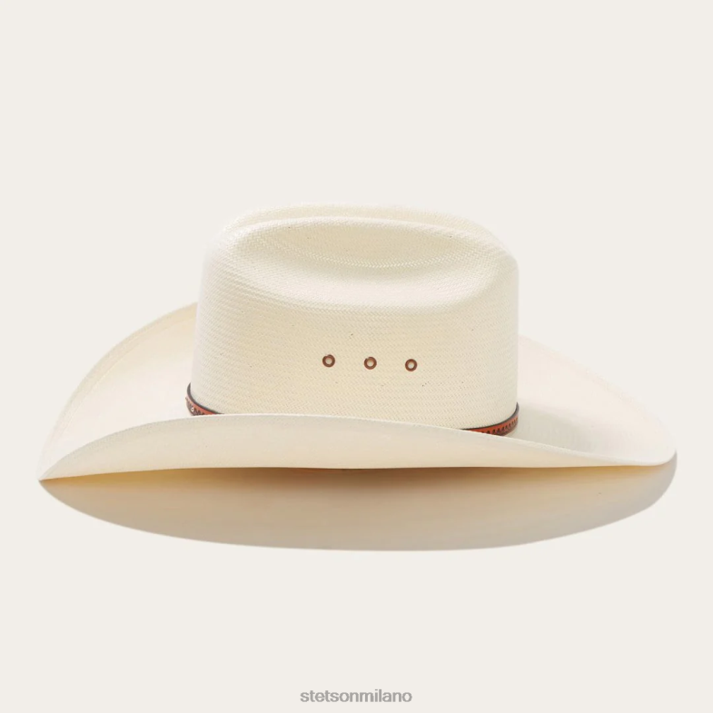 Stetson Cappello da cowboy in paglia Haywood 10x 6BP6J178 copricapo naturale unisex
